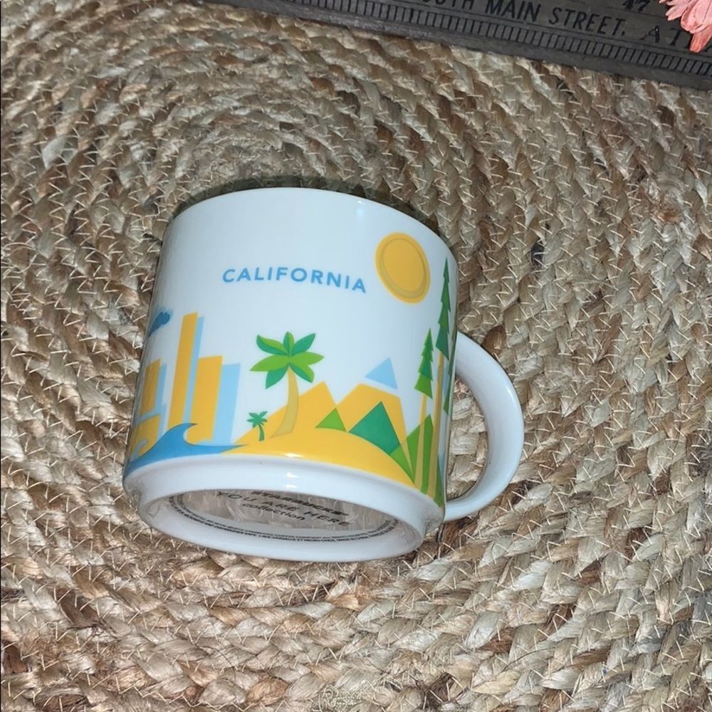 Starbucks California Mug You Are Here YAH Collection Coffee Cup 14 oz Ceramic